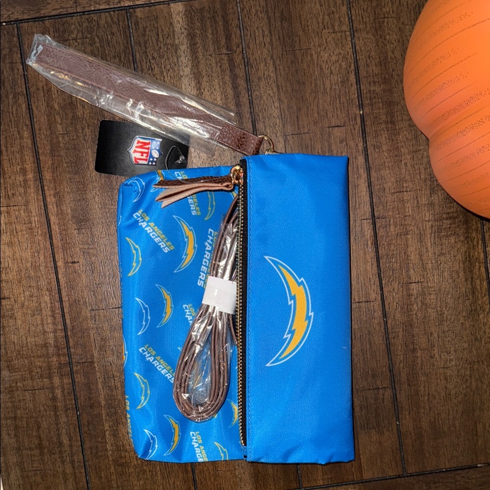 NFL Chargers Blue and Gold CrossBody Purse